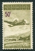 N°10-1942-REUNION-AVION EN SURVOL-50C-OLIVE ET VIOLET 