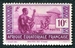 N°037-1937-AFRIQUE EQUAT FR-VILLAGE INDIGENE-10C 