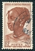 N°041-1947-AFRIQUE OCCID FR-JEUNE FILLE PEUHL-20F-BRUN ROUGE 