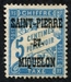 N°10-1925-ST PIERRE MIQUELON-5C-BLEU 