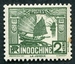 N°156-1931-INDOCHINE-JONQUE-2C-VERT 