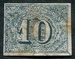 N°0019-1854-BRESIL-10R-BLEU 