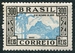 N°0295-1935-BRESIL-MONT GAVES A RIO-300R-NOIR / BLEU VERT 