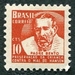 N°0640-1957-BRESIL-PERE BENTO-10C-VERMILLON 