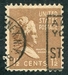 N°0370-1938-ETATS-UNIS-MARTHA WASHINGTON-1 1/2C-BRUN CLAIR 