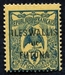 N°003-1920-WALLIS ET FUTUNA-4C-BLEU S/ JAUNE ORANGE 