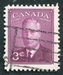 N°0233-1950-CANADA-ROI GEORGES VI-3C-LILAS 