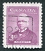 N°0253-1952-CANADA-SIR HOHN ABBOT-1ER MINISTRE-3C-LILAS 