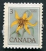 N°0627-1977-CANADA-FLEUR-LIS DU CANADA-3C 