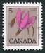 N°0629-1977-CANADA-FLEUR-GYROSELLE D'HENDERSON-5C 
