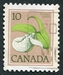 N°0630-1977-CANADA-FLEUR-CYPRIPEDE DE PASSEREAU-10C 