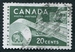 N°0289-1956-CANADA-INDUSTRIE DU PAPIER-20C-VERT 