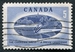 N°0394-1967-CANADA-50 ANS AGENCE PRESSE CANADIENNE-5C-BLEU 