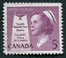 N°0307-1958-CANADA-50E ANNIV ASSOC INFIRMIERES-5C-LILAS 