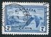 N°11-1946-CANADA-OISEAU-OIE DU CANADA-7C-BLEU 