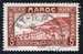 N°131-1933-MAROC FR-RADE D'AGADIR-5C-ROUGE BRUN 