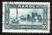 N°139-1933-MAROC FR-RABAT-50C-VERT BLEU 
