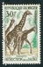 N°104-1959-NIGER REP-FAUNE-GIRAFES-30F 