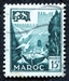 N°333-1954-MAROC FR-VASQUE AUX PIGEONS-15F-VERT 