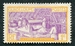 N°099-1928-GUADELOUPE-TRAVAIL CANNE A SUCRE-1C-OCRE/VIOLET 