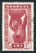 N°147-1938-SENEGAL FR-PORTEUSE-1F-CARMIN  