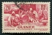 N°131-1938-GUINEE FR-LAOBIS ARTISANS DU BOIS-20C-ROUGE 