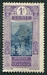 N°063-1913-GUINEE FR-GUE A KITIM-1C-VIOLET ET BLEU 