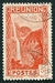 N°128-1933-REUNION-CASCADE DE SALAZIE-5C-ROUGE/ORANGE 