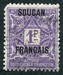 N°08-1921-SOUDAN FR-1F-VIOLET 