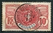 N°022-1906-DAHOMEY FR-GENERAL FAIDHERBE-10C-ROSE 
