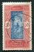 N°074-1925-DAHOMEY FR-INDIGENE SUR ARBRE-50C-ROUGE ET BLEU 