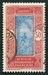 N°074-1925-DAHOMEY FR-INDIGENE SUR ARBRE-50C-ROUGE ET BLEU 