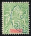 N°042A-1900-MADAGASCAR-TYPE SAGE-5C-VERT/JAUNE 