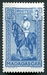 N°214-1939-MADAGASCAR-GENERAL GALLIENI-3C-BLEU 