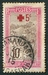 N°121-1915-MADAGASCAR-TRANSP FILANZANE-+5C S/10C-ROSE BRUN 