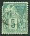 N°49-1881-COL FR-TYPE ALPHEE DUBOIS-5C-VERT 