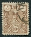 N°0054-1885-IRAN-NASSER EL DIN-10C-BRUN 