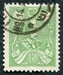 N°0512-1926-IRAN-EFFIGIE DE RIZA PALHAVI-3C-VERT/JAUNE 