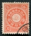N°0104-1899-JAPON-ARMOIRIES-20S-ROUGE/ORANGE 