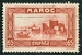 N°140-1933-MAROC FR-RABAT-65C-ROUGE/BRUN 