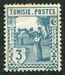 N°122-1926-TUNISFR-PORTEUSE D'EAU-3C-BLEU/VERT 