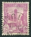 N°134-1926-TUNISFR-MOSQUEE HALFAOUINE A TUNIS-75C-LILAS/ROSE 