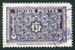 N°318A-1947-TUNISFR-DECOR MOSQUEE DE KAIROUAN-10F-VIOLET 
