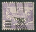 N°156-1928-TUNISFR-RUINES DE DOUGGA/JOUEUR PIPEAU-25C S/30C 