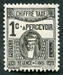 N°37-1923-TUNISFR-DEESSE CARTHAGINOISE-1C-NOIR 