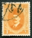 N°0082-1923-EGYPTE-ROI FOUAD 1ER-1M-JAUNE/ORANGE 