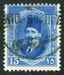 N°0088-1923-EGYPTE-ROI FOUAD 1ER-15M-BLEU 