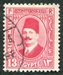 N°0123A-1927-EGYPTE-ROI FOUAD 1ER-13M-ROSE 