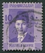 N°0192-1937-EGYPTE-ROI FAROUK-10M-VIOLET 