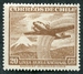 N°0140-1951-CHILI-AVION-MONTAGNE ET ARC EN CIEL-20C-BRUN  